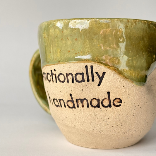 Emotionally handmade mug