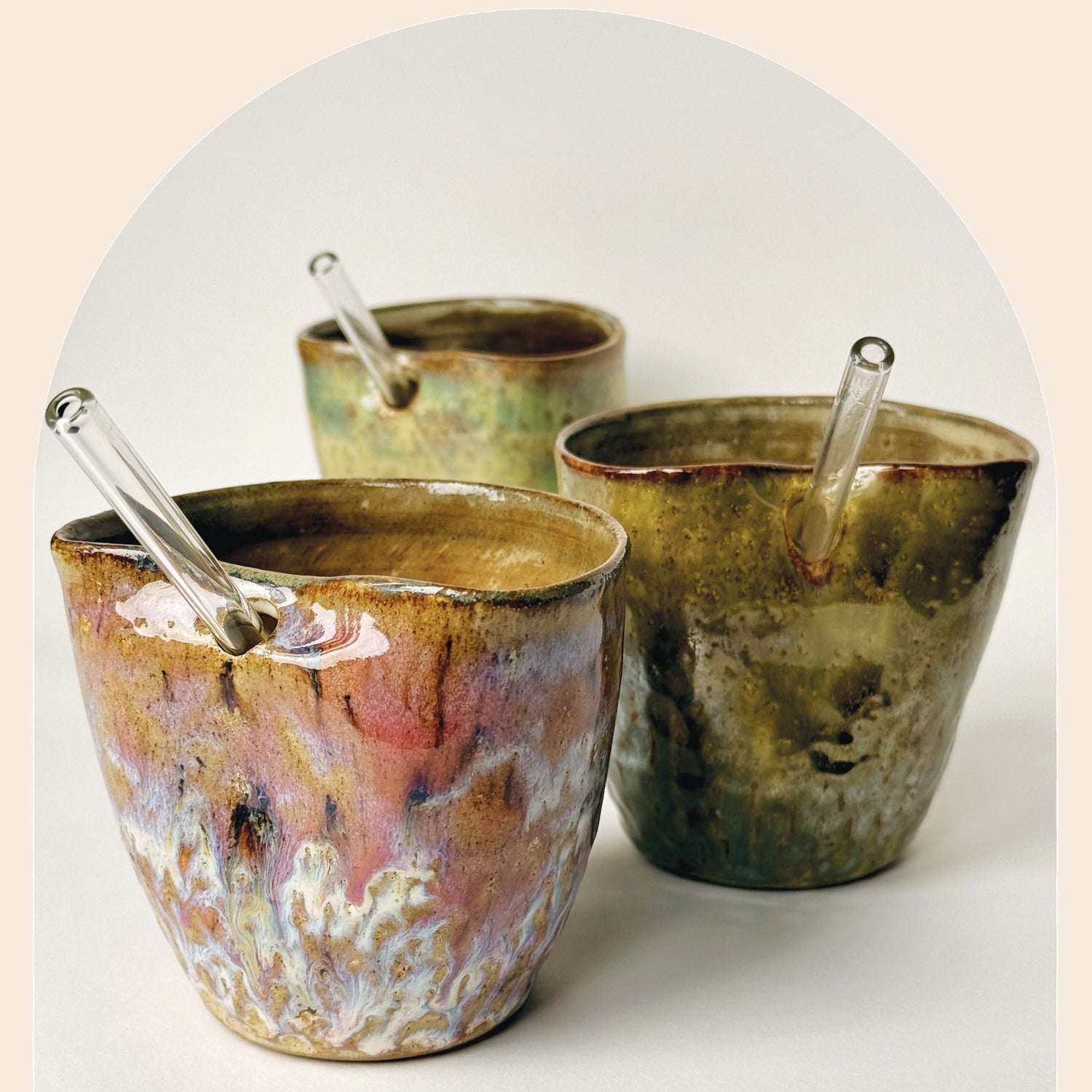 Glass tumbler collection