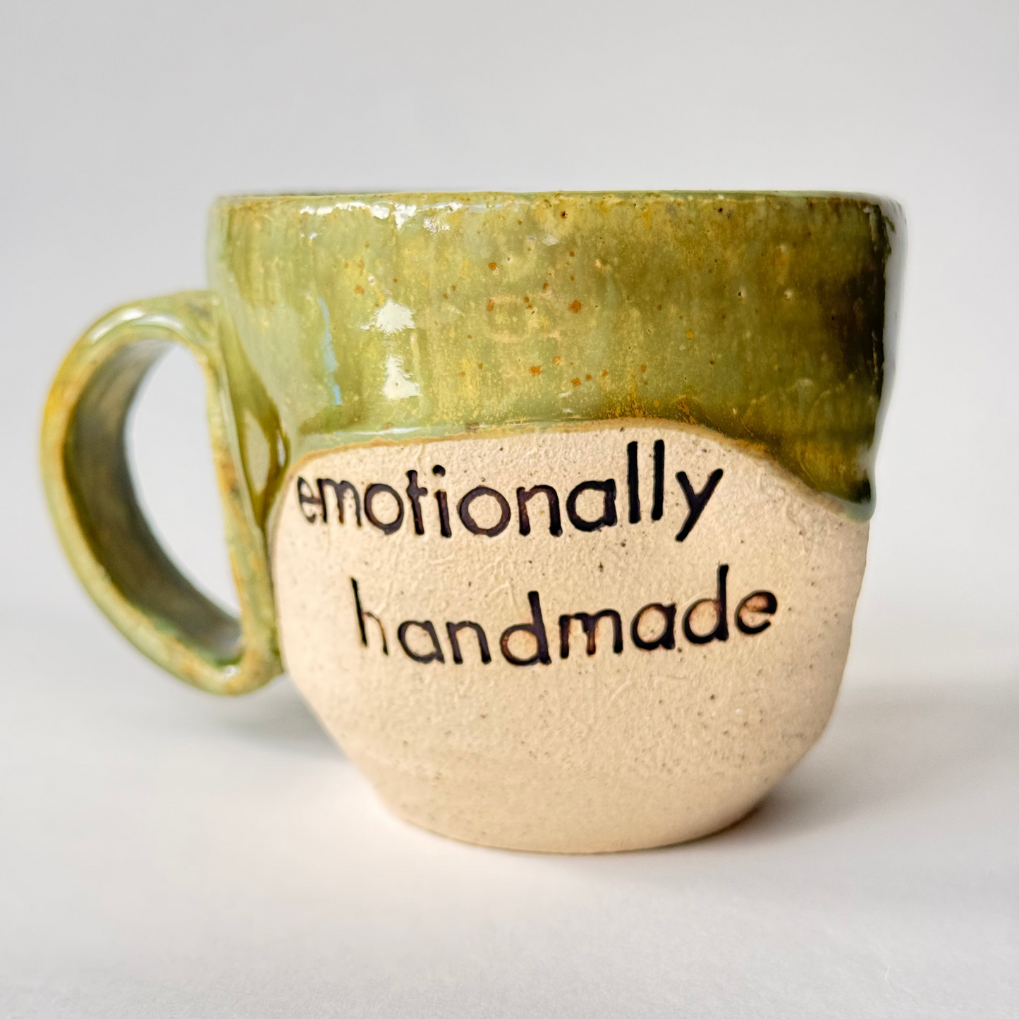 Emotionally handmade mug
